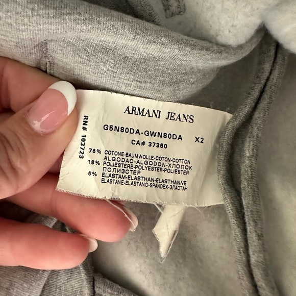 Armani Jeans Women's Classic Gray Blazer - Picture 7 of 7